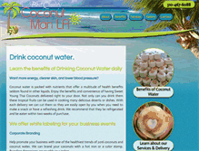 Tablet Screenshot of coconutmanla.com